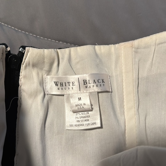 WHBM Black Eyelet Bustier, M - Picture 5 of 5